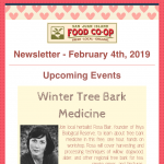 Monthly Newsletter — February 4th, 2019