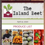 Produce List — April 11th, 2020